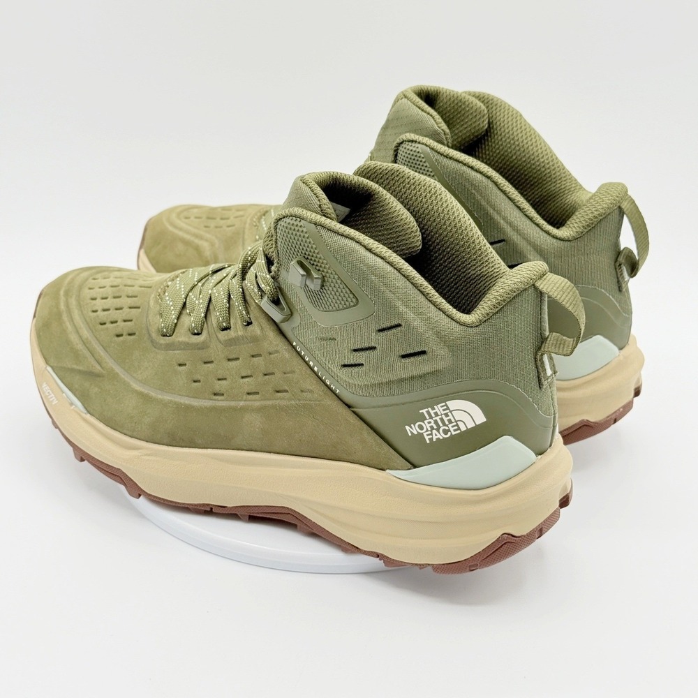 The North Face Womens Vectiv Exploris 2 Mid Futurelight Leather Size 9 Olive - Picture 8 of 11